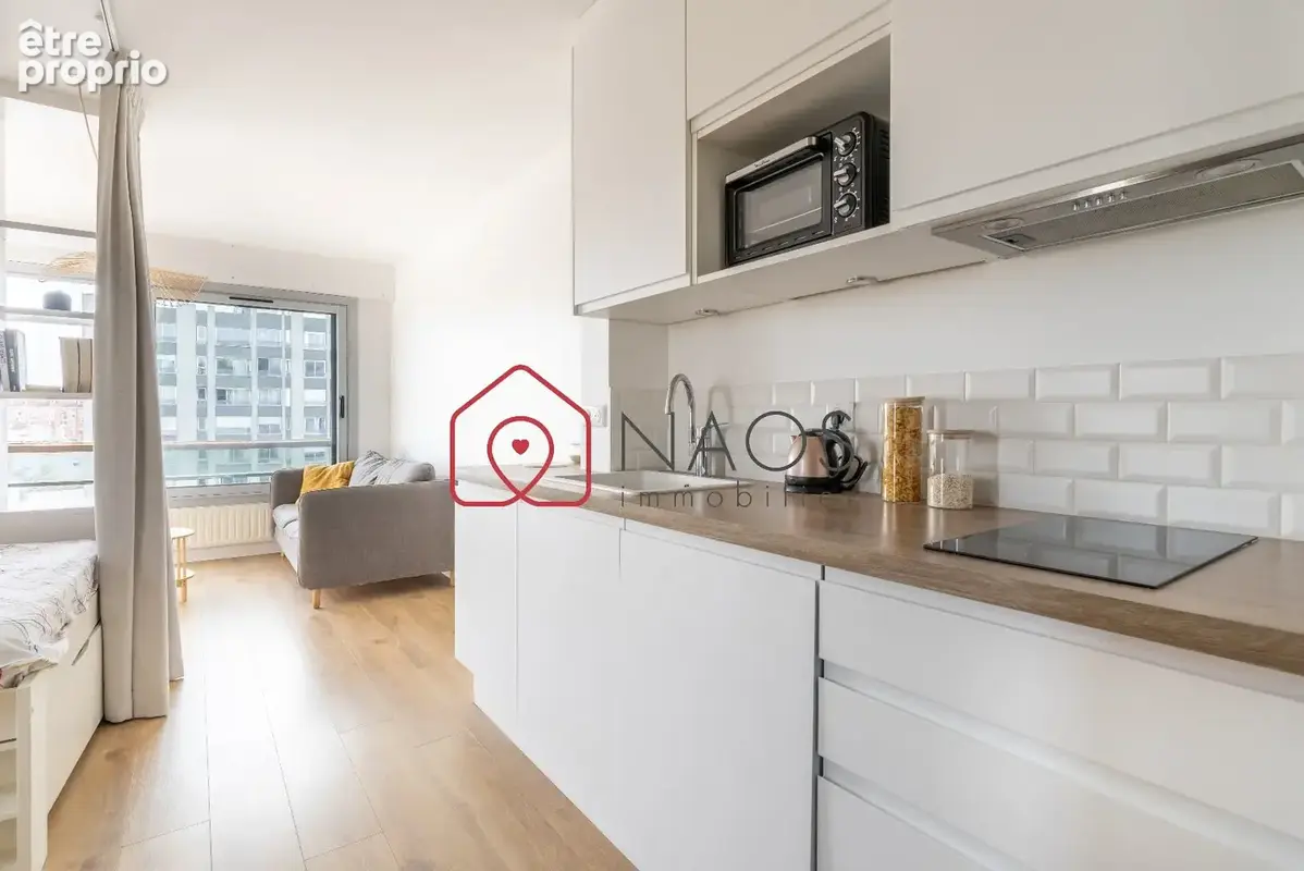 Studio rénové et vendu meublé à deux pas des Buttes Chaumont - photo 4