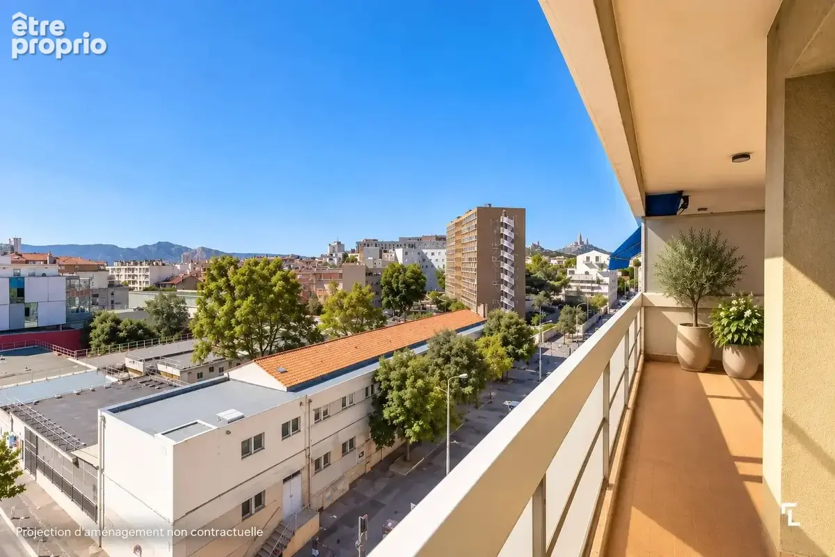 LOVA – Appartement  T4 - 87m² - Balcon - Loggia - Cave - 13005 CONCEPTION - photo 11