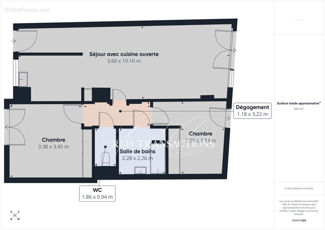 Appartement à NANTERRE