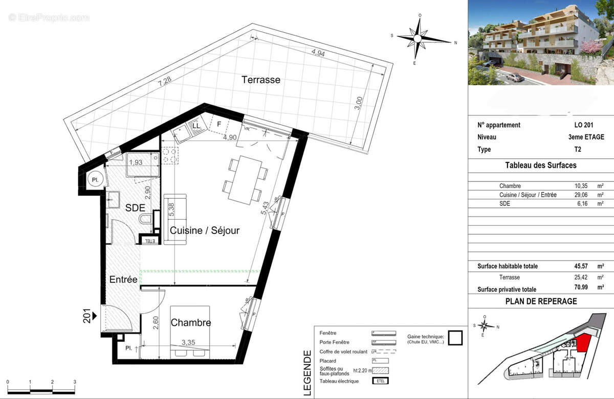 Appartement à BEAUSOLEIL