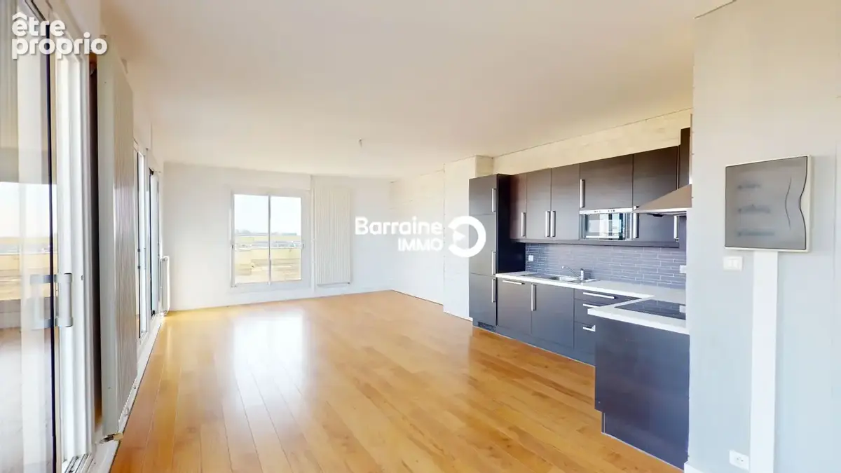 A vendre brest kerinou appartement duplex t6 4 chambres dernier etage ascenseur parking  garage terrasse de 40m² vue panoramique - photo 4