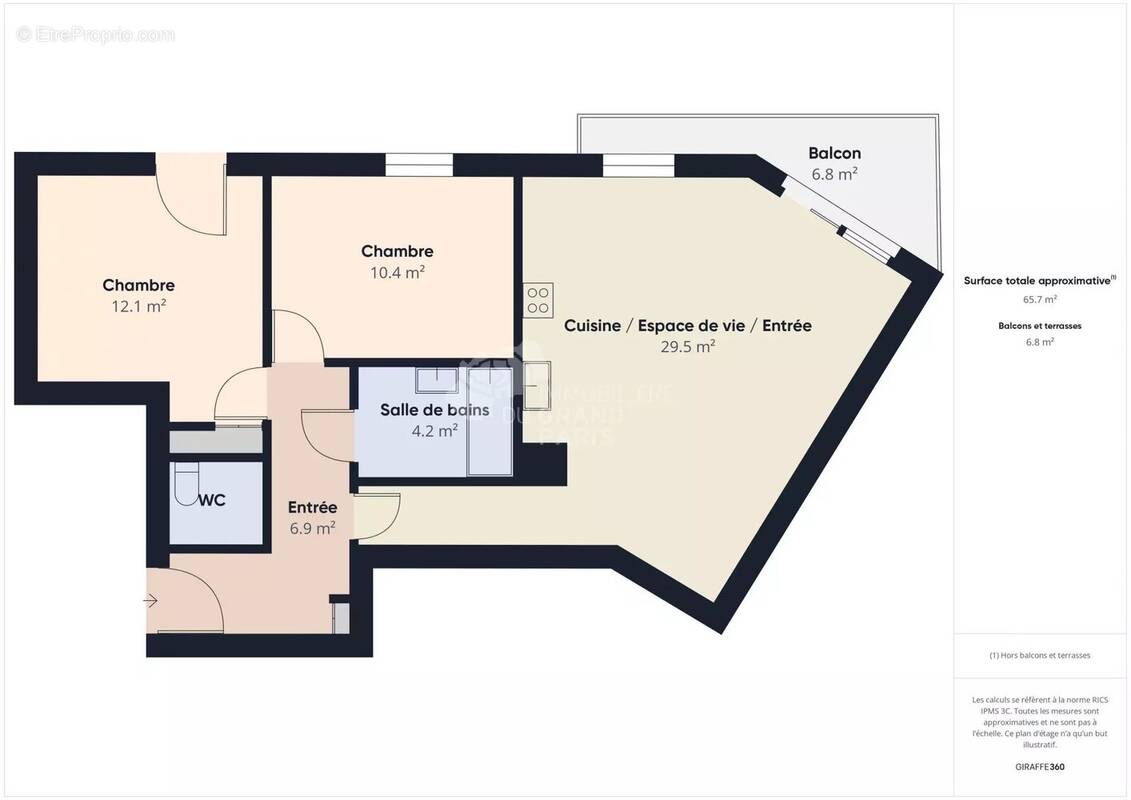 Appartement à VITRY-SUR-SEINE