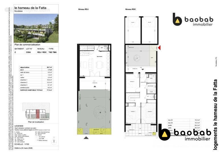 Appartement à NOVALAISE