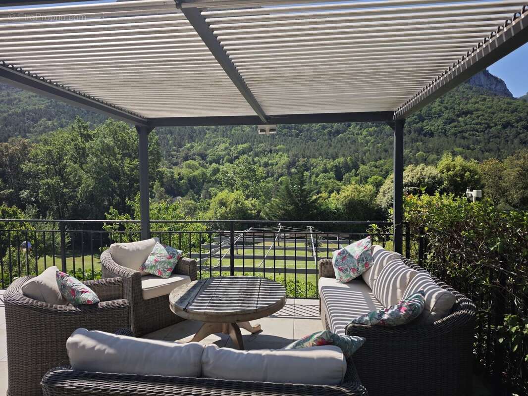 Villa  avec piscine, vue panoramique sur les montagnes et le Château de Puilaurens - photo 15