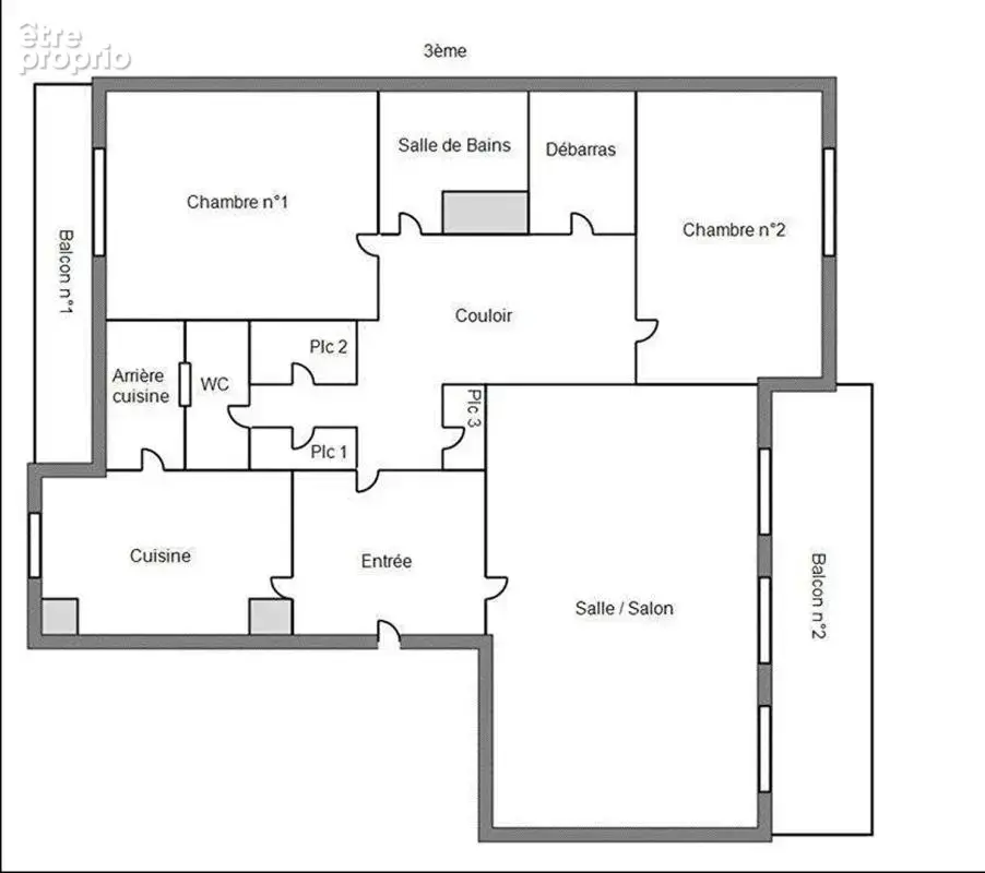 Appartement  4 pièce(s) - photo 8