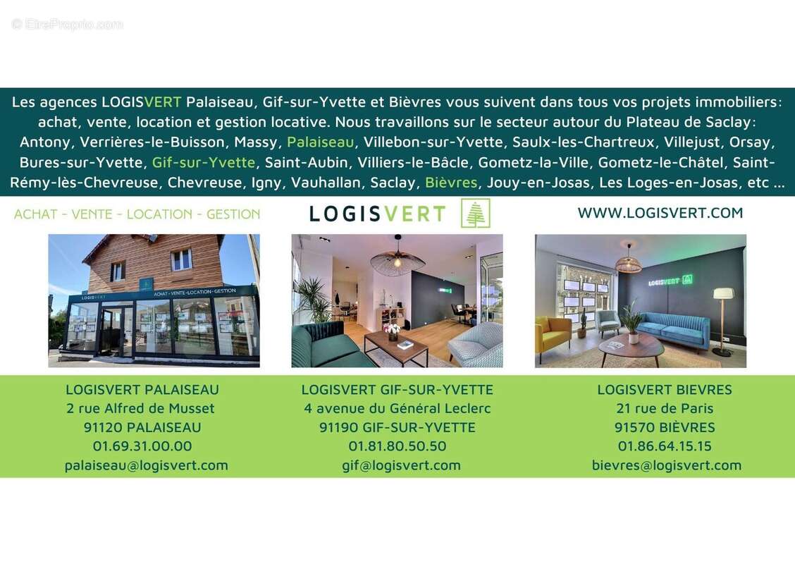 Appartement à SAINTE-GENEVIEVE-DES-BOIS