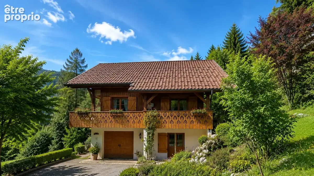 Les Chavannes, grand chalet avec terrain constructible - photo 2