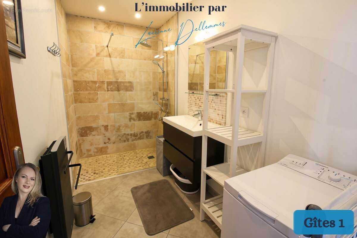Propriété complète : Une maison de 160m2 + 3 gîtes meublés (possibilité 4) + Hangar + Terrain à Nivelle (59) - photo 7