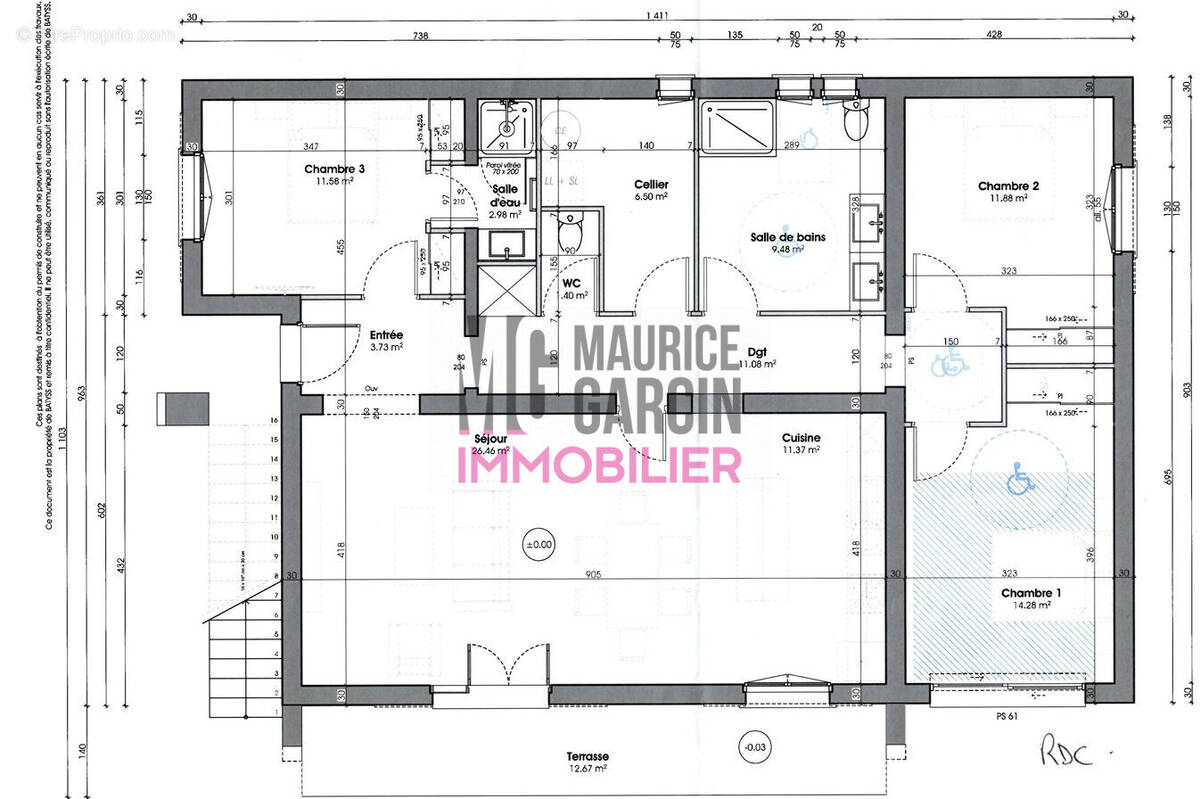 Appartement à L'ISLE-SUR-LA-SORGUE