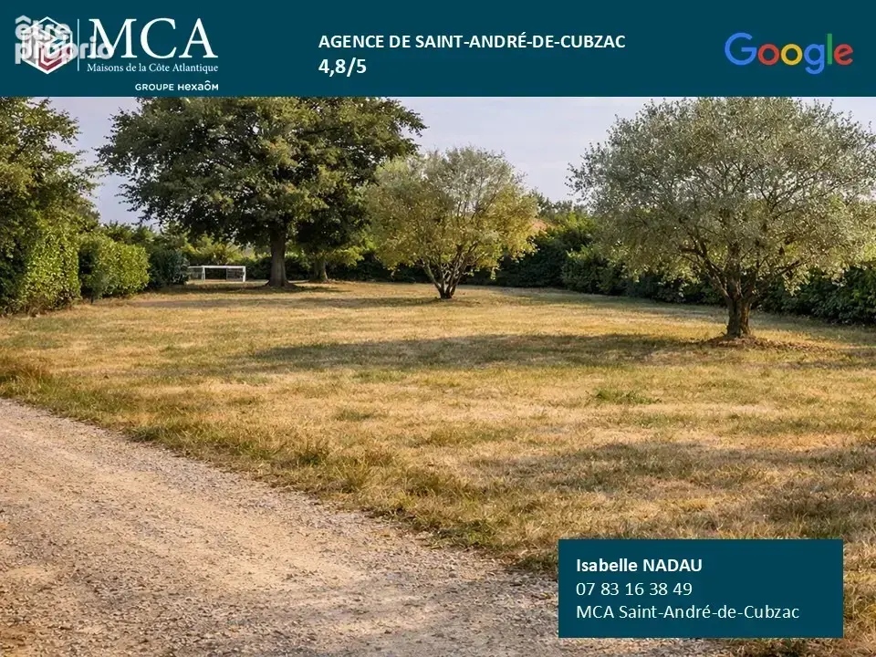 Terrain 613 m² à vendre à Saint-Laurent-D'arce (33240) - photo 2
