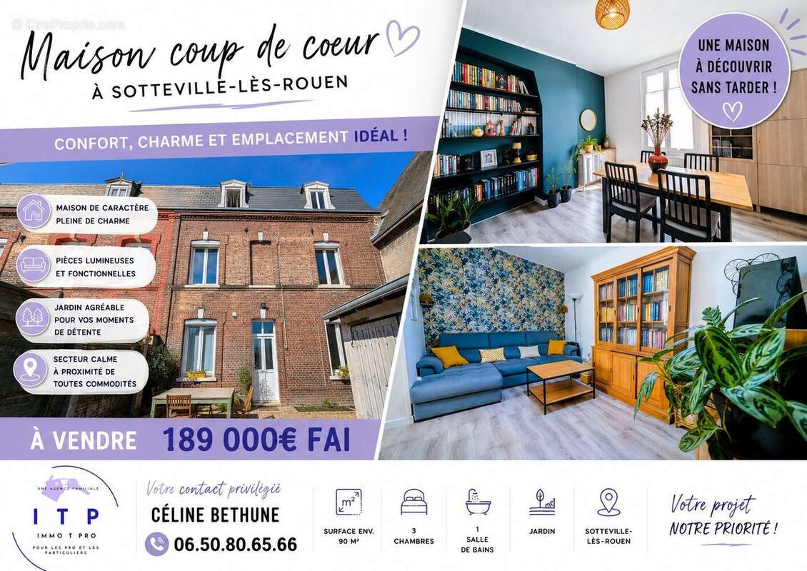 Maison à SOTTEVILLE-LES-ROUEN
