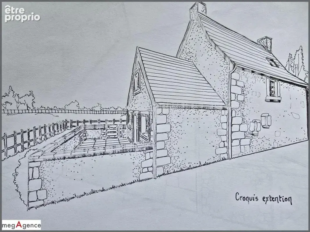 Ancienne bâtisse en pierre à rénover – Grand terrain – Beau potentiel - photo 10