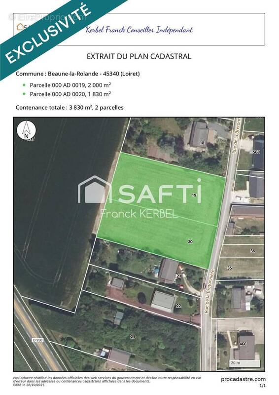 Photo 1 - Terrain à BEAUNE-LA-ROLANDE