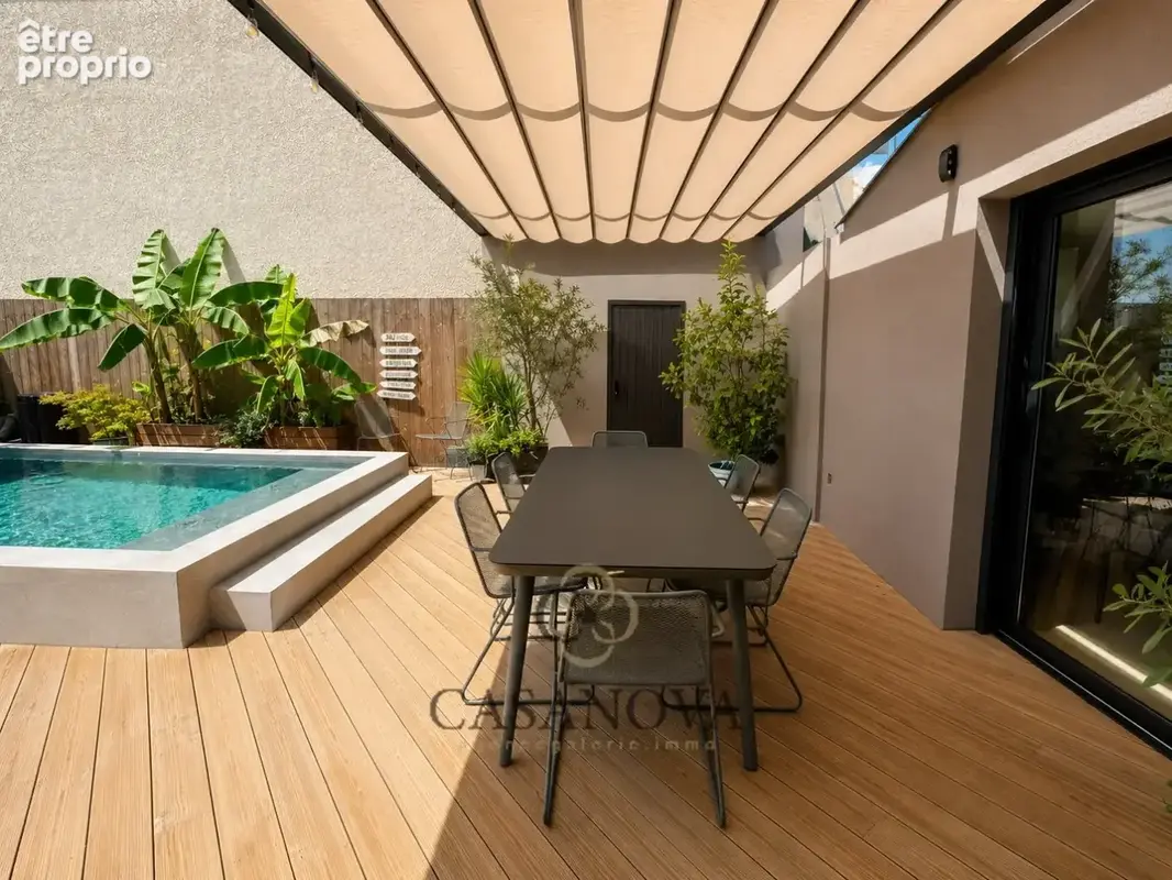 Maison de ville rénovée avec piscine à Palavas-les-Flots  170 m² et patios - photo 5