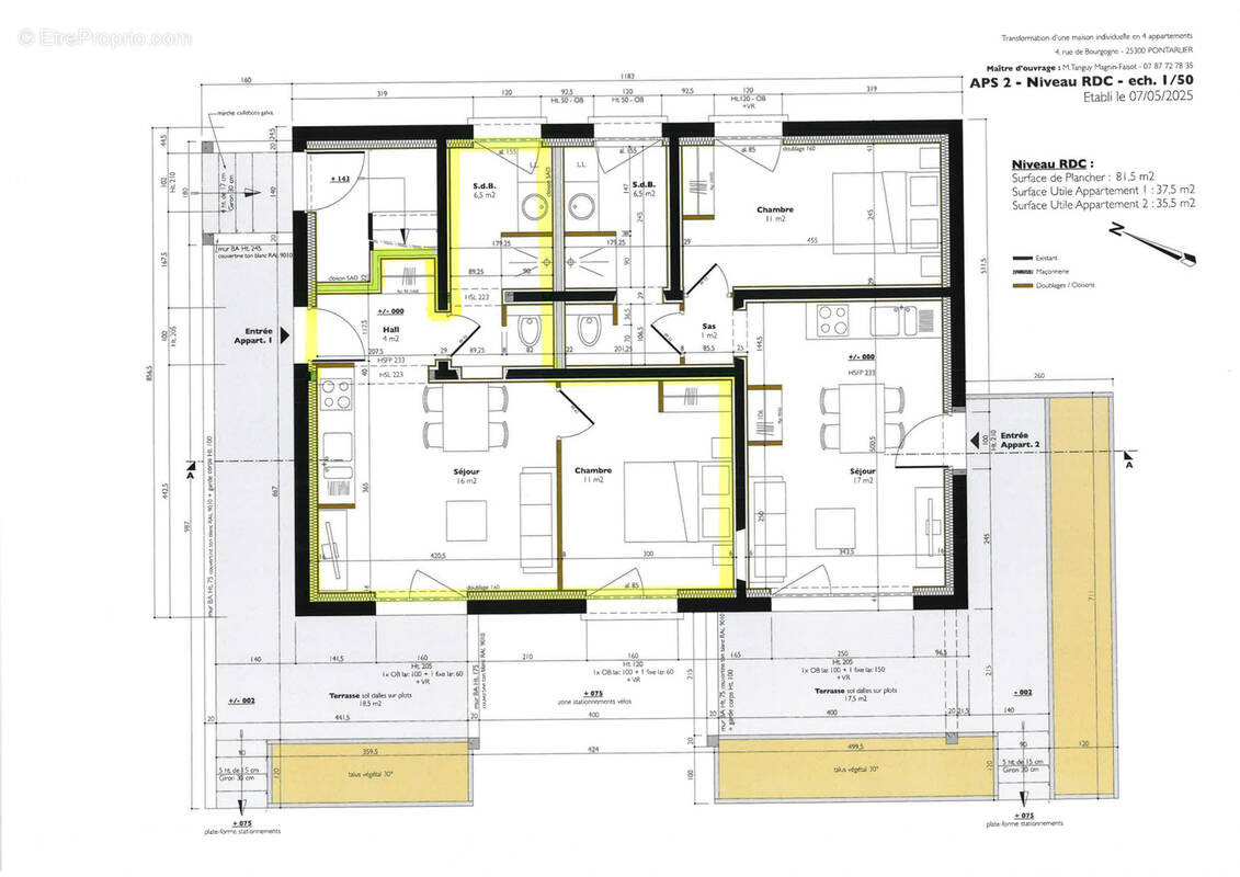 Appartement à PONTARLIER