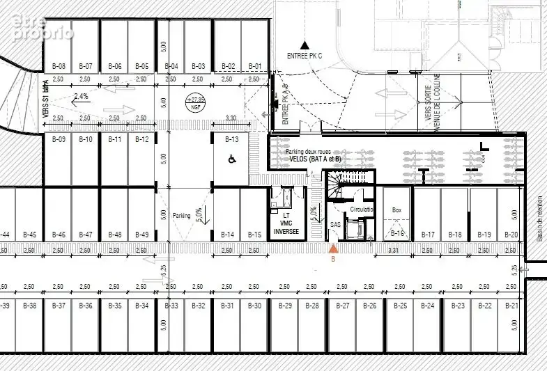 Lot de 6 parkings en sous-sol quartier Les Maurettes à Villeneuve-Loubet - photo 2