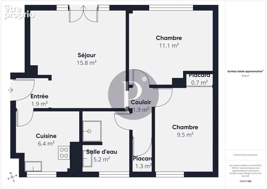 Appartement face à la coulée verte - Lumineux -  Sans vis à vis - photo 12