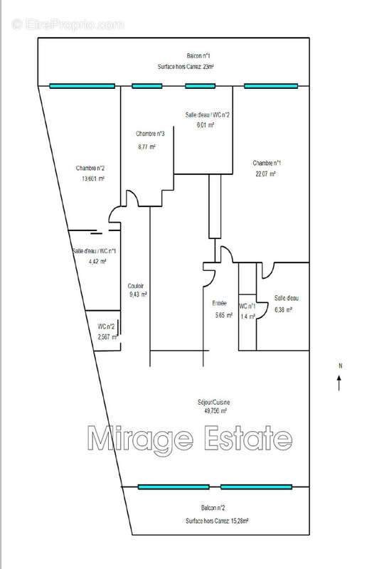 Appartement 131 m² à Cannes  - photo 9
