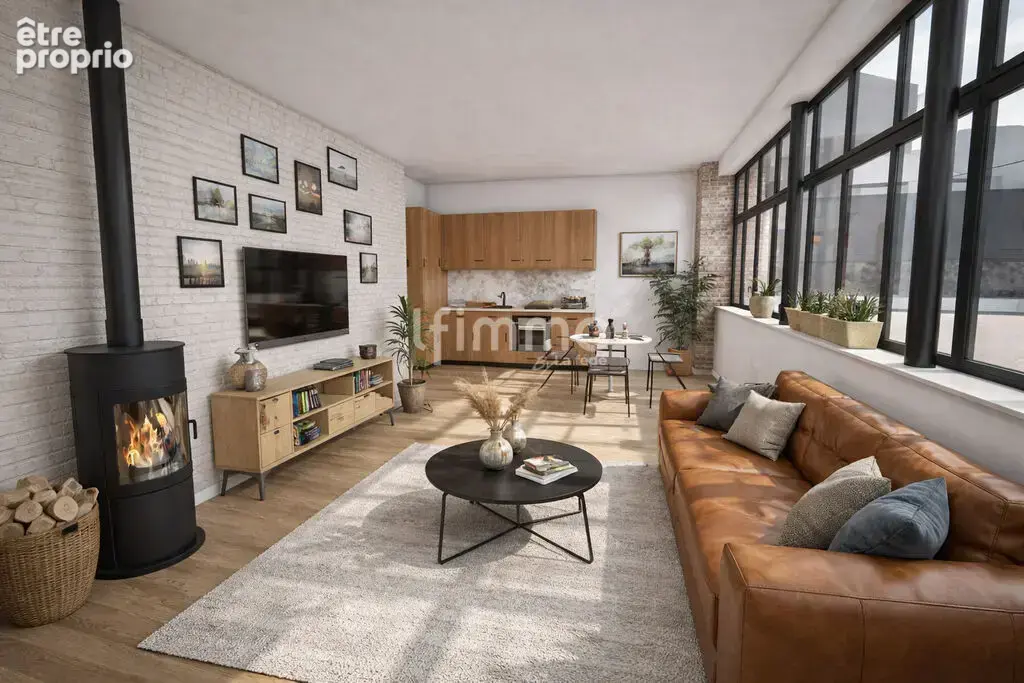 T2 ""Esprit loft"" refait à neuf - photo 2