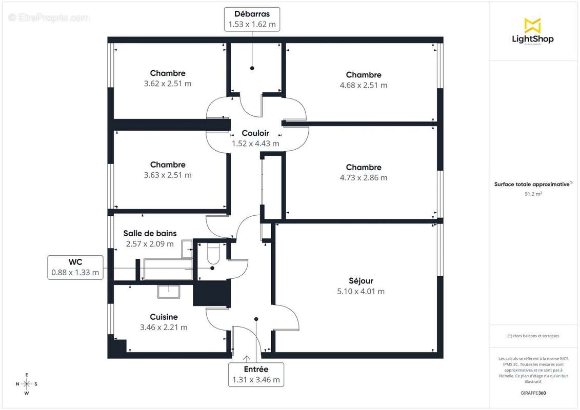 Appartement à BRETIGNY-SUR-ORGE