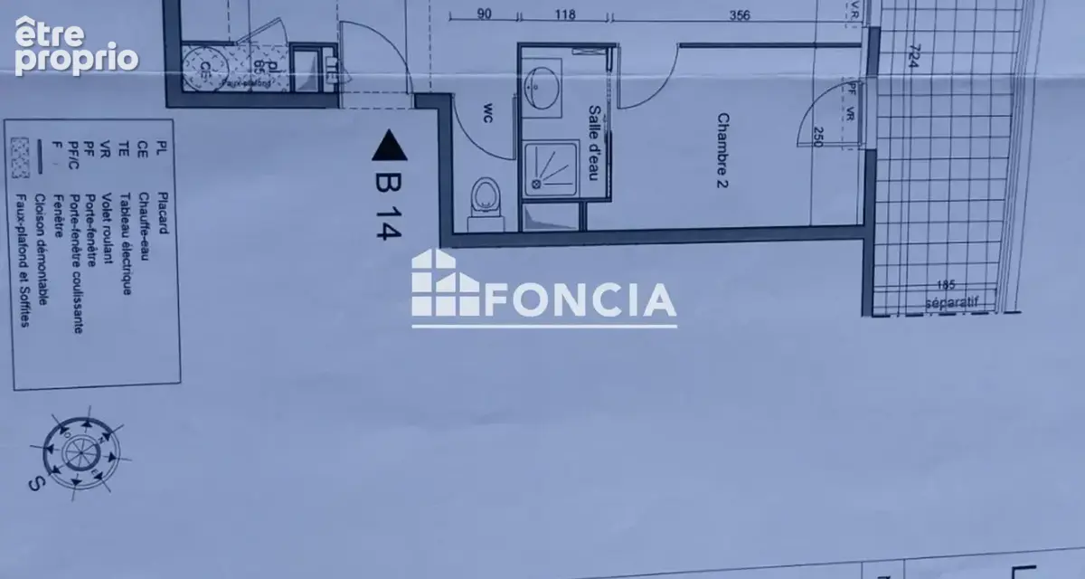 T3 + garage residence recente avec piscine - photo 15