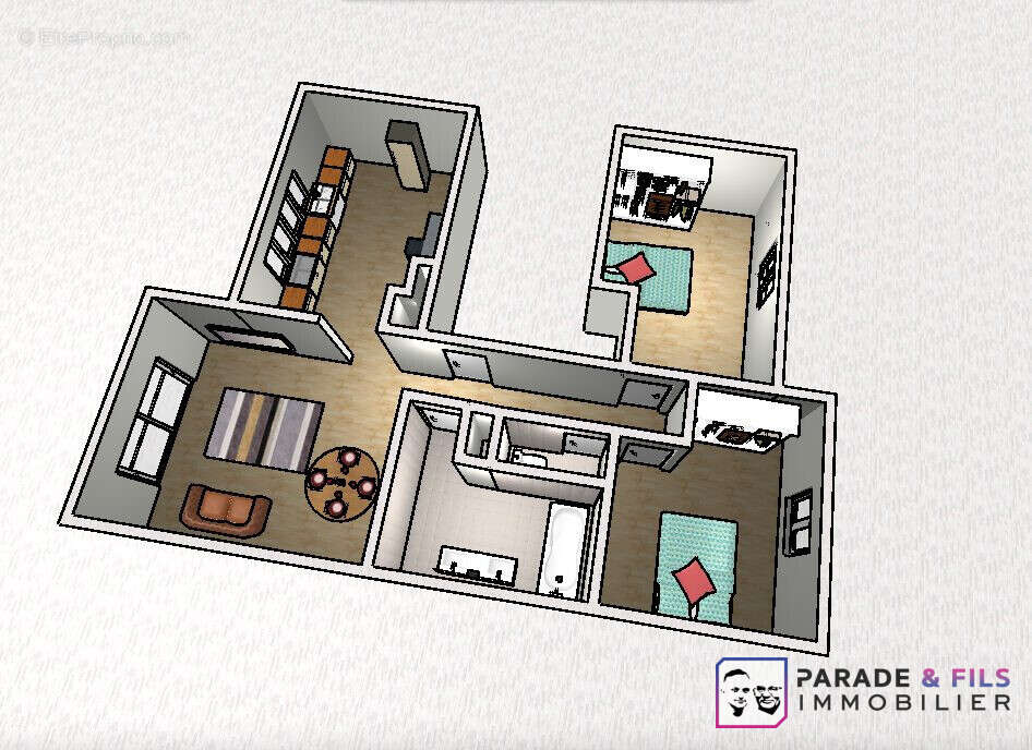 Appartement 58 m² à Maxeville  - photo 7