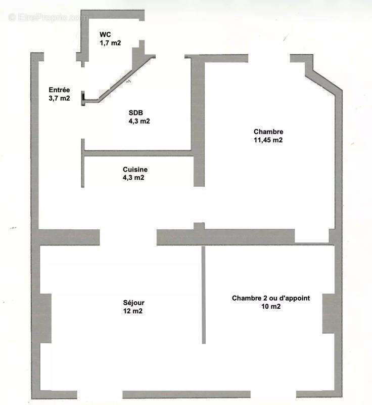 Appartement à PARIS-14E