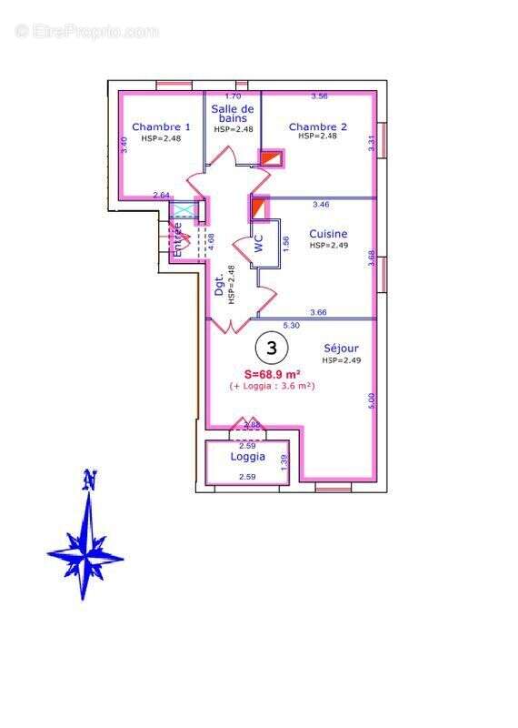 Appartement à FLEURIEUX-SUR-L'ARBRESLE