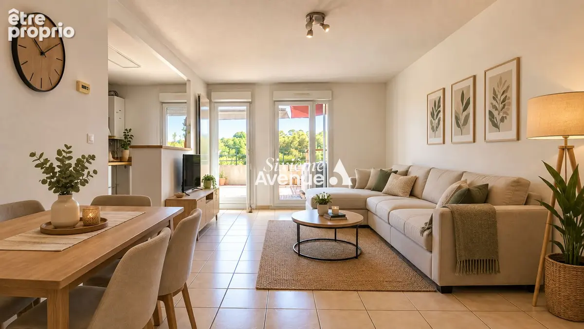 A VENDRE VALBONNE Appartement 3 pièces 68 m² - grande terrasse - garage et cave - photo 3