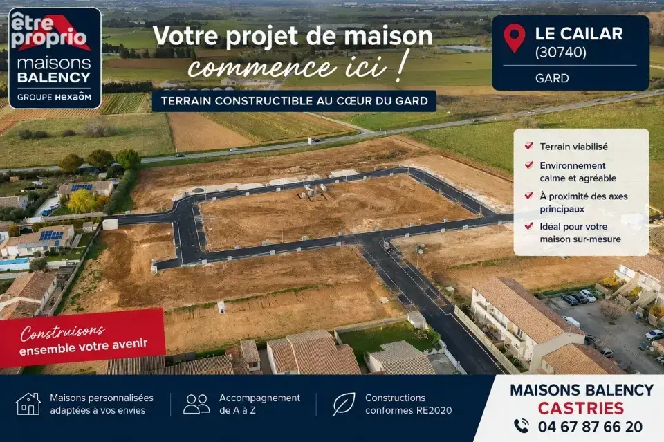 Terrain 241 m² à Le Cailar  - photo 2