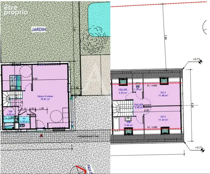 Maison indivividuelle  t4 avec jardin - photo 4