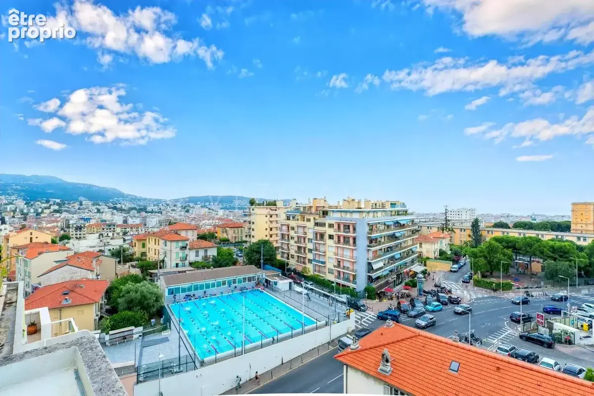 Bas du Parc Impérial / Piol – Dernier étage , 4 pièces rénové avec terrasses et vue mer - photo 7
