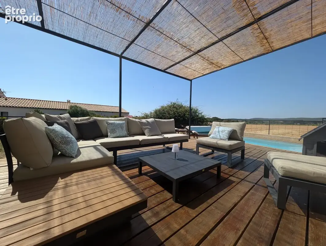 Villa plain-pied avec piscine, vue nature, 3 chambres et garage à 10 min de Saint-Marcel-d'Aude - photo 3