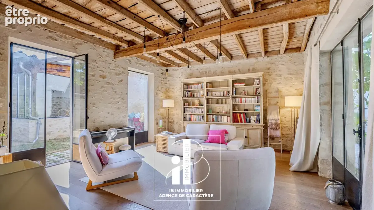 Bourron-marlotte – maison ancienne de caractère 210 m² – jardin clos 518 m² - photo 12