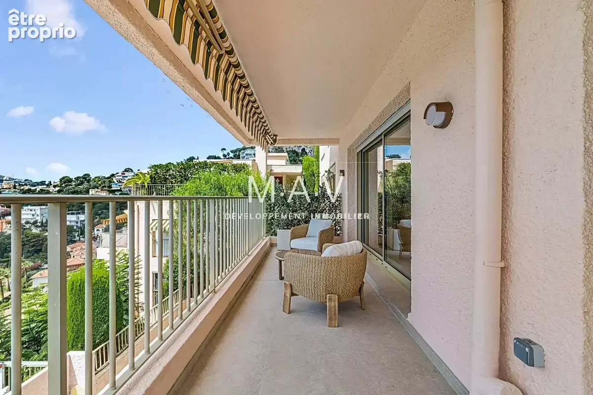 Villefranche-sur-mer/ appartement villa 3 pièces au calme luxueusement rénové terrasses jardin vue mer panoramique piscine - photo 41