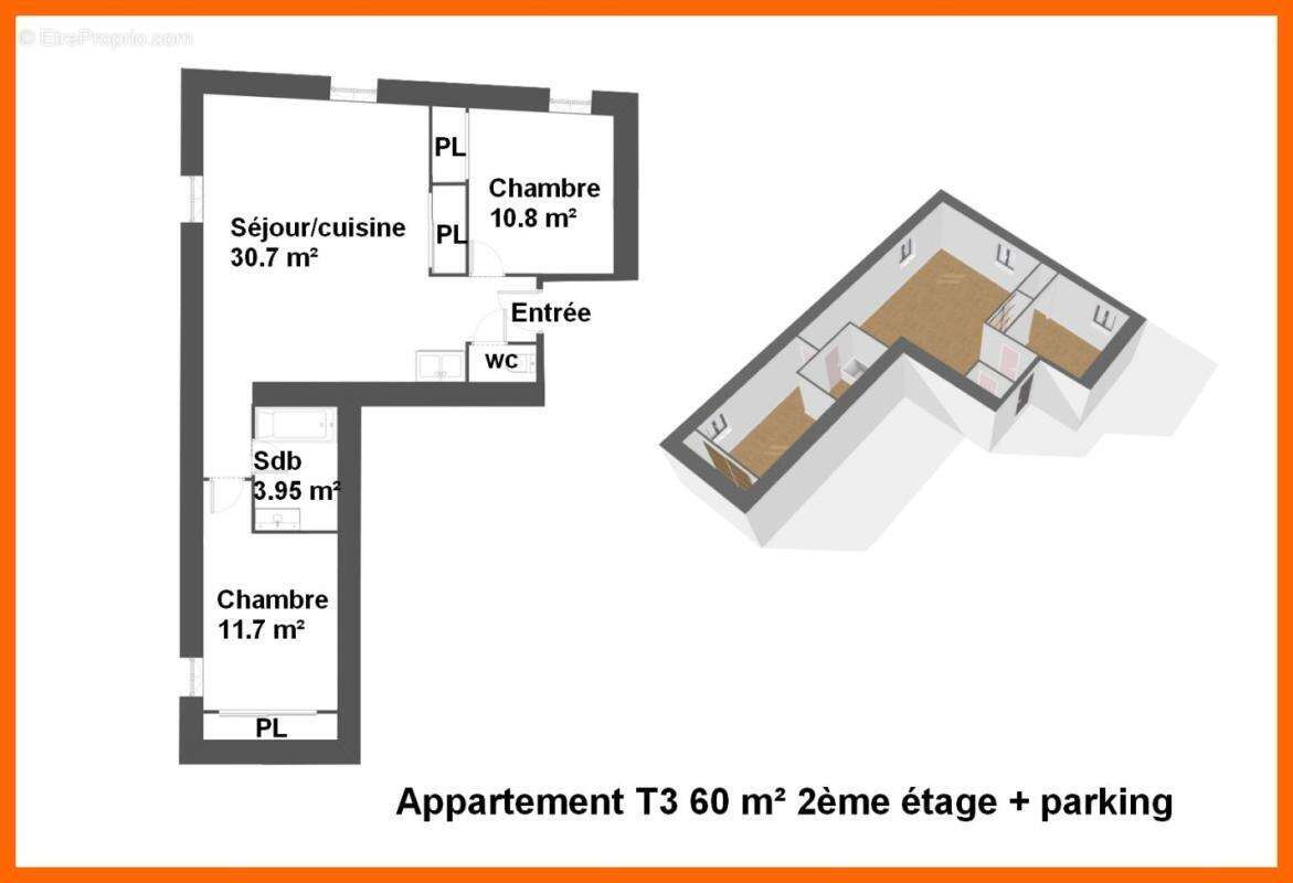 Appartement à MONTLUEL