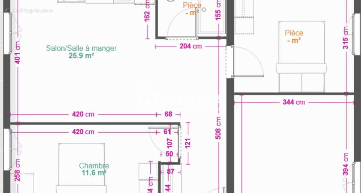 Appartement à AIX-LES-BAINS