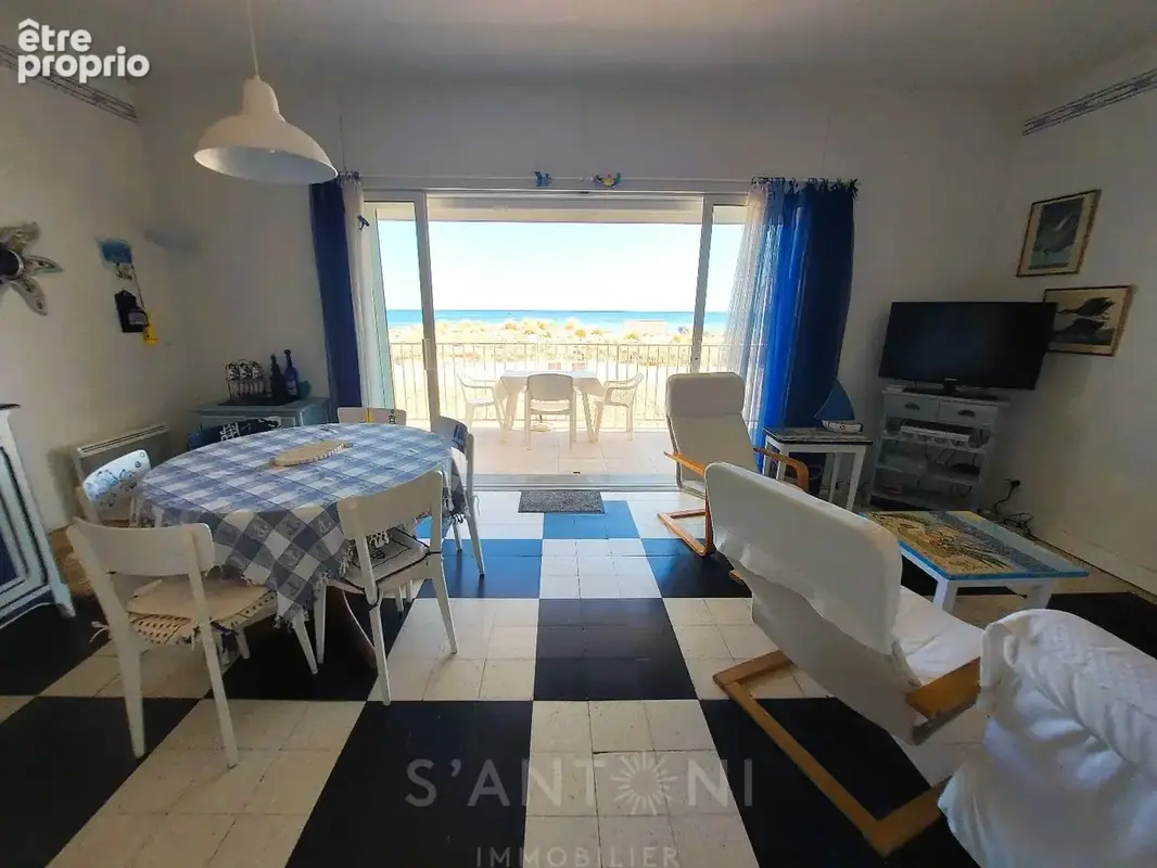 Vieux marseillan plage  front de mer - vue mer, t3, terrasse, parking - photo 14