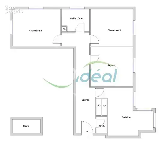 Achat Appartement T4 72 m2 Villeurbanne Cusset - photo 8