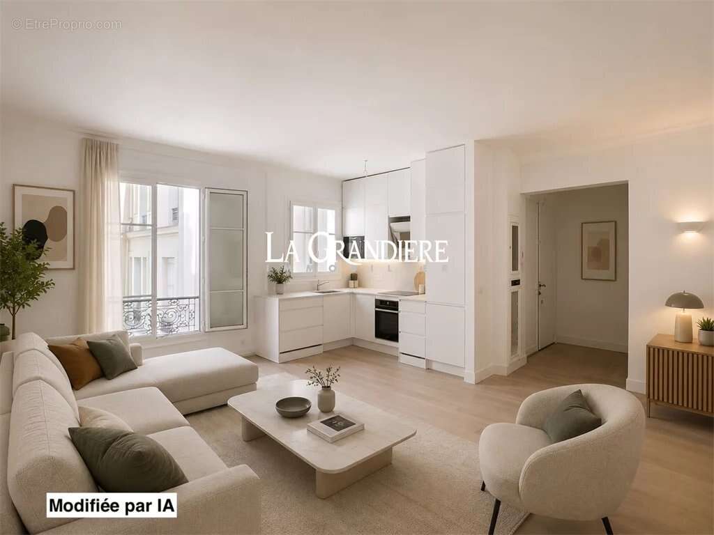 Paris 16 - Ranelagh - 4ème étage - 3 pièces - 2 chambres - 65 m2 - photo 2