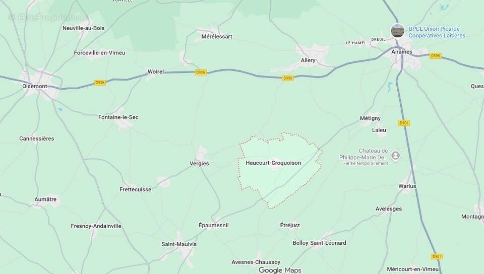Terrain à HEUCOURT-CROQUOISON