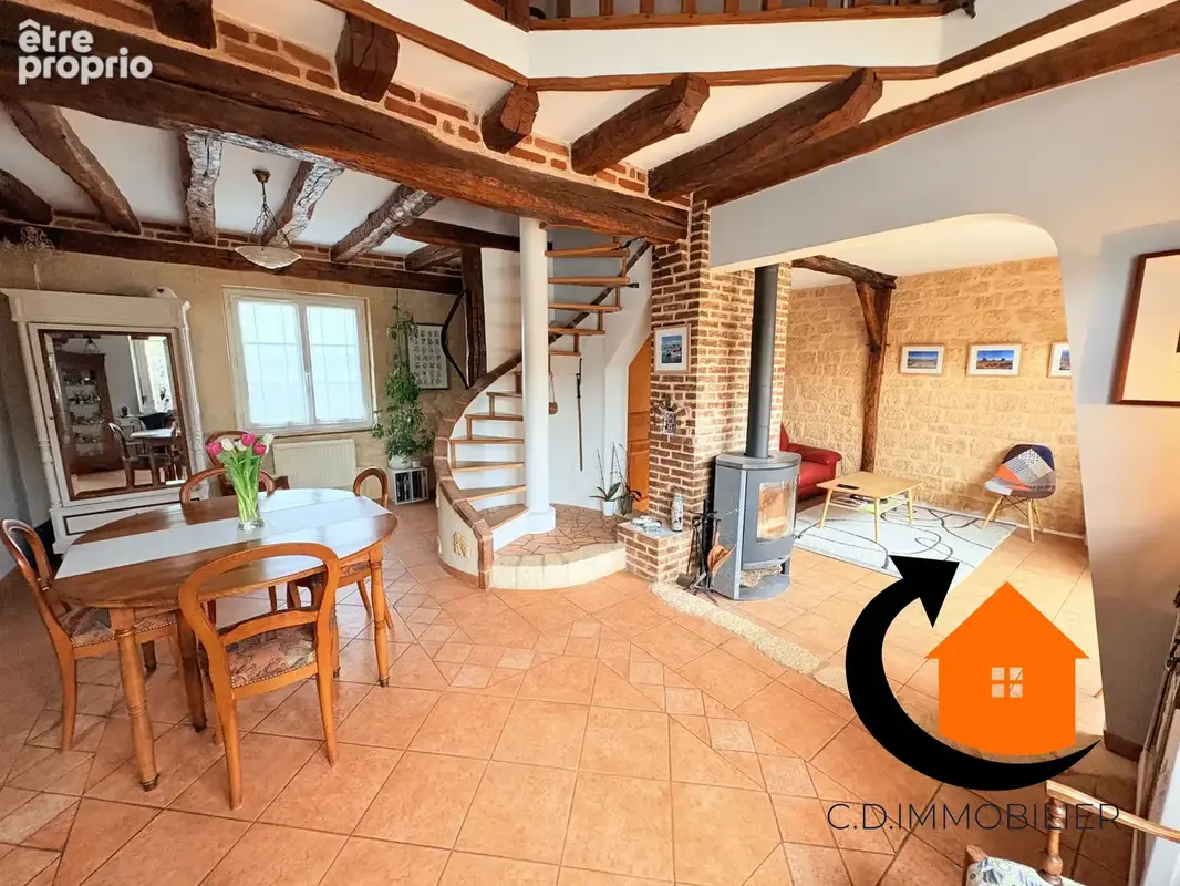 Magnifique longère en ardoise de 150 m2 avec piscine chauffée à MITTAINVILLIERS ! - photo 4