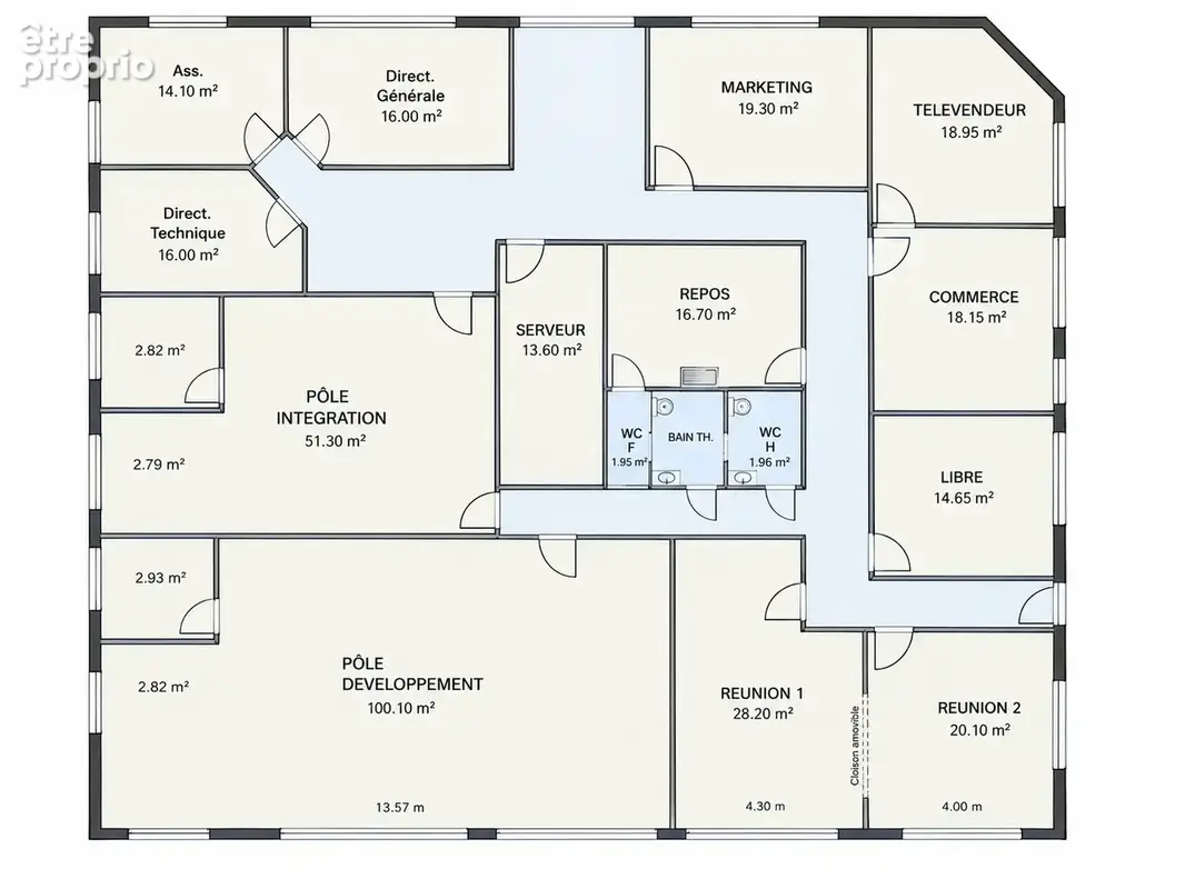 Vente immeuble bureaux/activités 825m2 - photo 4