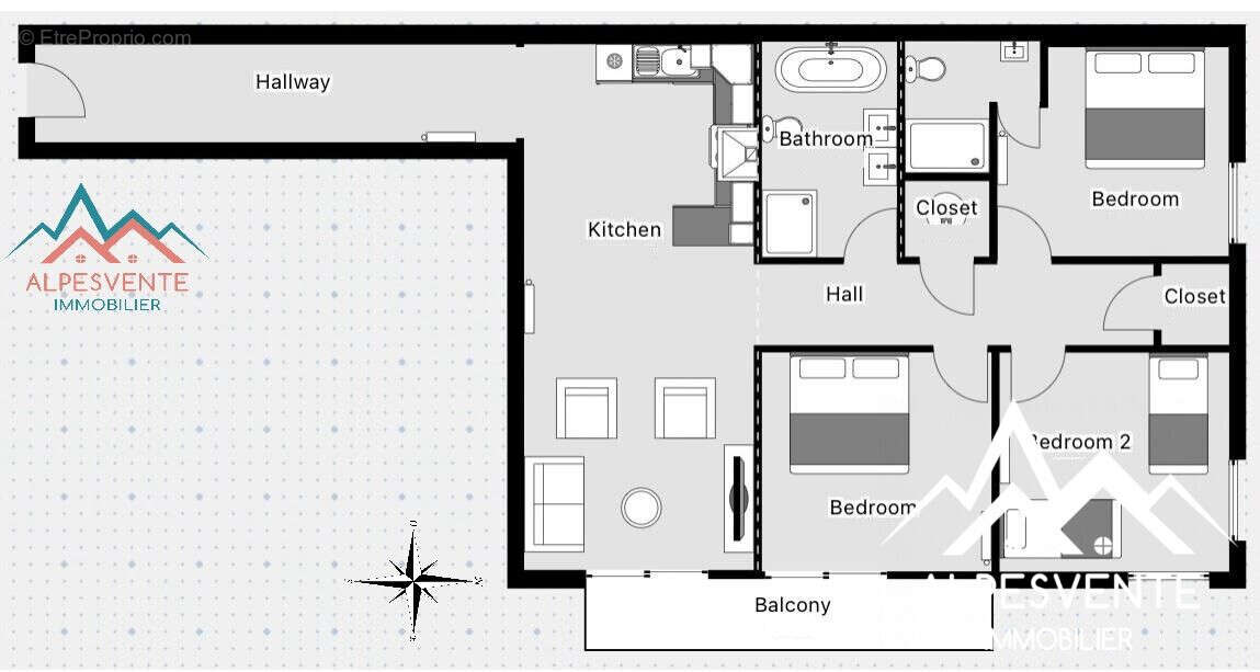 avendre_appartement_3chambres_stjeandaulps_alpesvente - Appartement à SAINT-JEAN-D&#039;AULPS