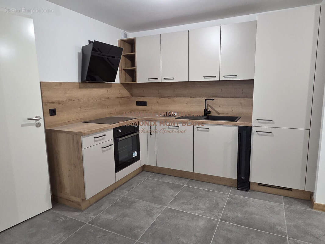 Cuisine / Vente appartement 2/3 pieces Les Houches - Appartement à LES HOUCHES