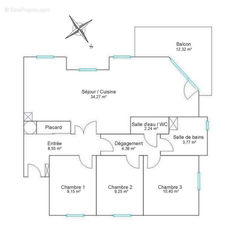 Appartement à STRASBOURG
