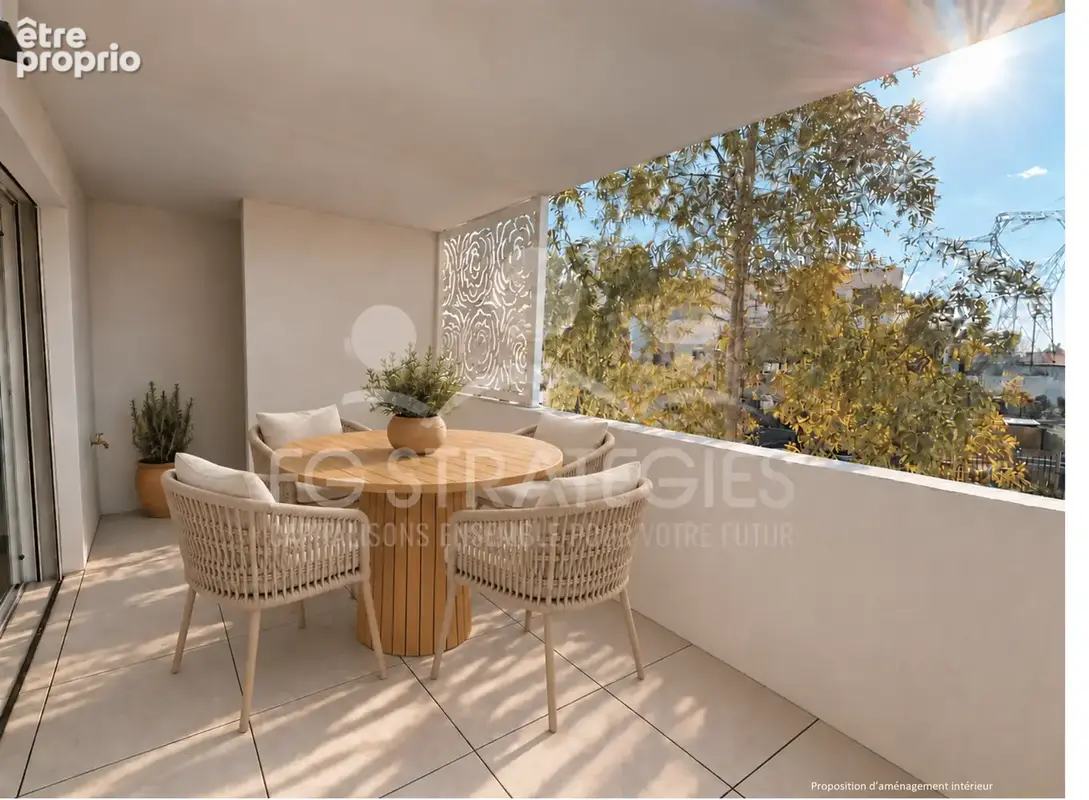 ST AUNES   T3 avec terrasse, cave, garage double - DPE A - photo 3