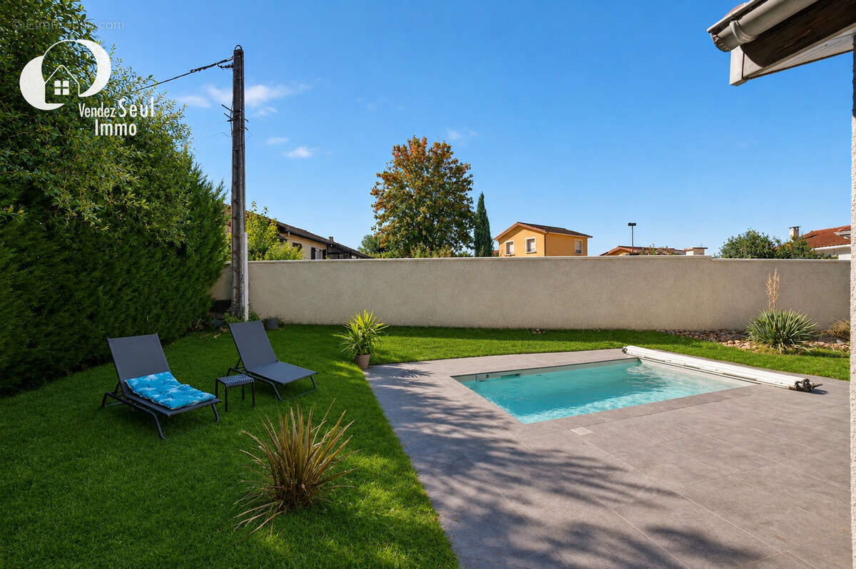 Maison  4 pièces sur terrain 990 m2 avec piscine - photo 16
