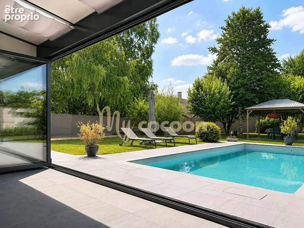 Maison 5 pièces - piscine - montagnat - 204 - photo 3