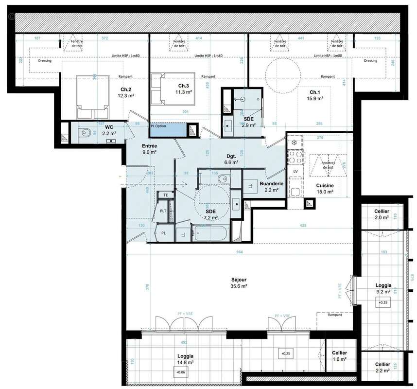 Appartement 121 m² à Plerin  - photo 5